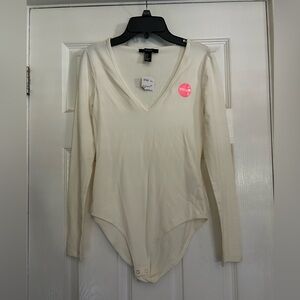 NEW Womens Forever 21 Knit Bodysuit Size Small